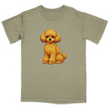 Watercolor Design Toy Poodle Adult Unisex T-Shirt