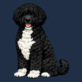 Watercolor Portuguese Water Dog Adult Unisex T-Shirt