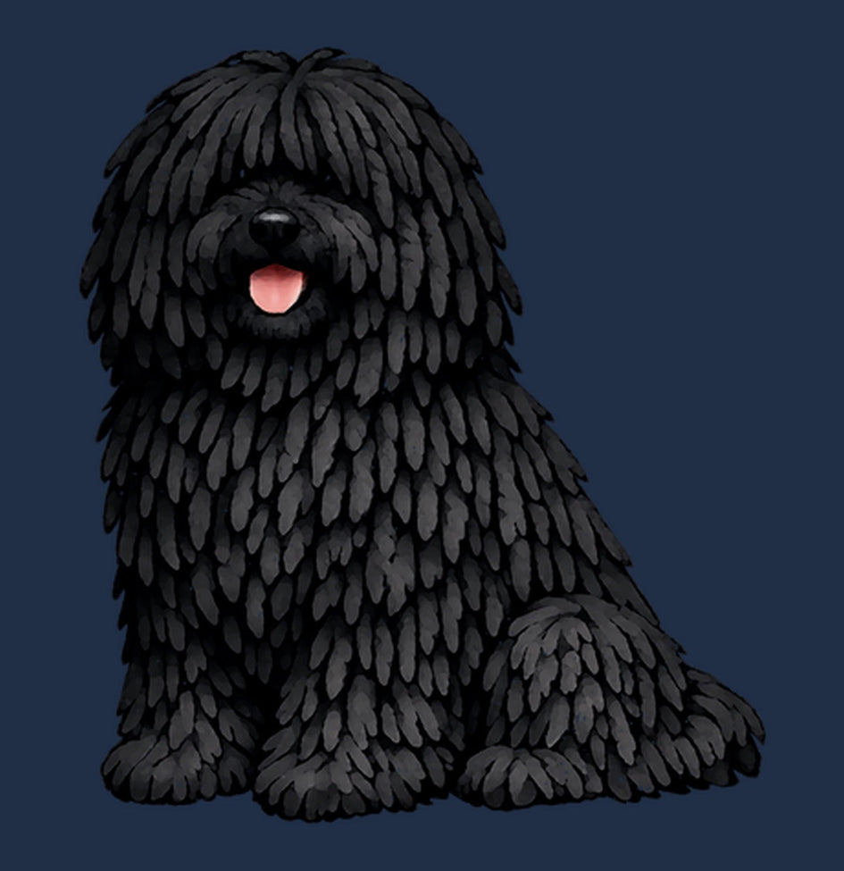 Watercolor Puli Adult Unisex T-Shirt