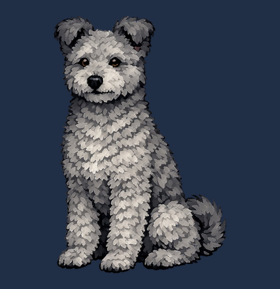 Watercolor Pumi Adult Unisex T-Shirt