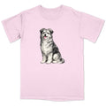 Watercolor Pyrenean Shepherd Adult Unisex T-Shirt