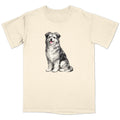 Watercolor Pyrenean Shepherd Adult Unisex T-Shirt