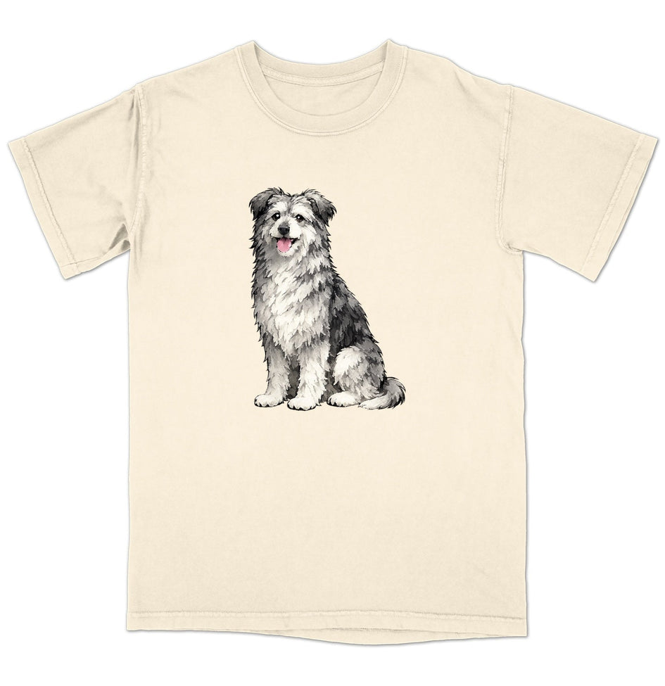 Watercolor Pyrenean Shepherd Adult Unisex T-Shirt