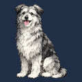 Watercolor Pyrenean Shepherd Adult Unisex T-Shirt