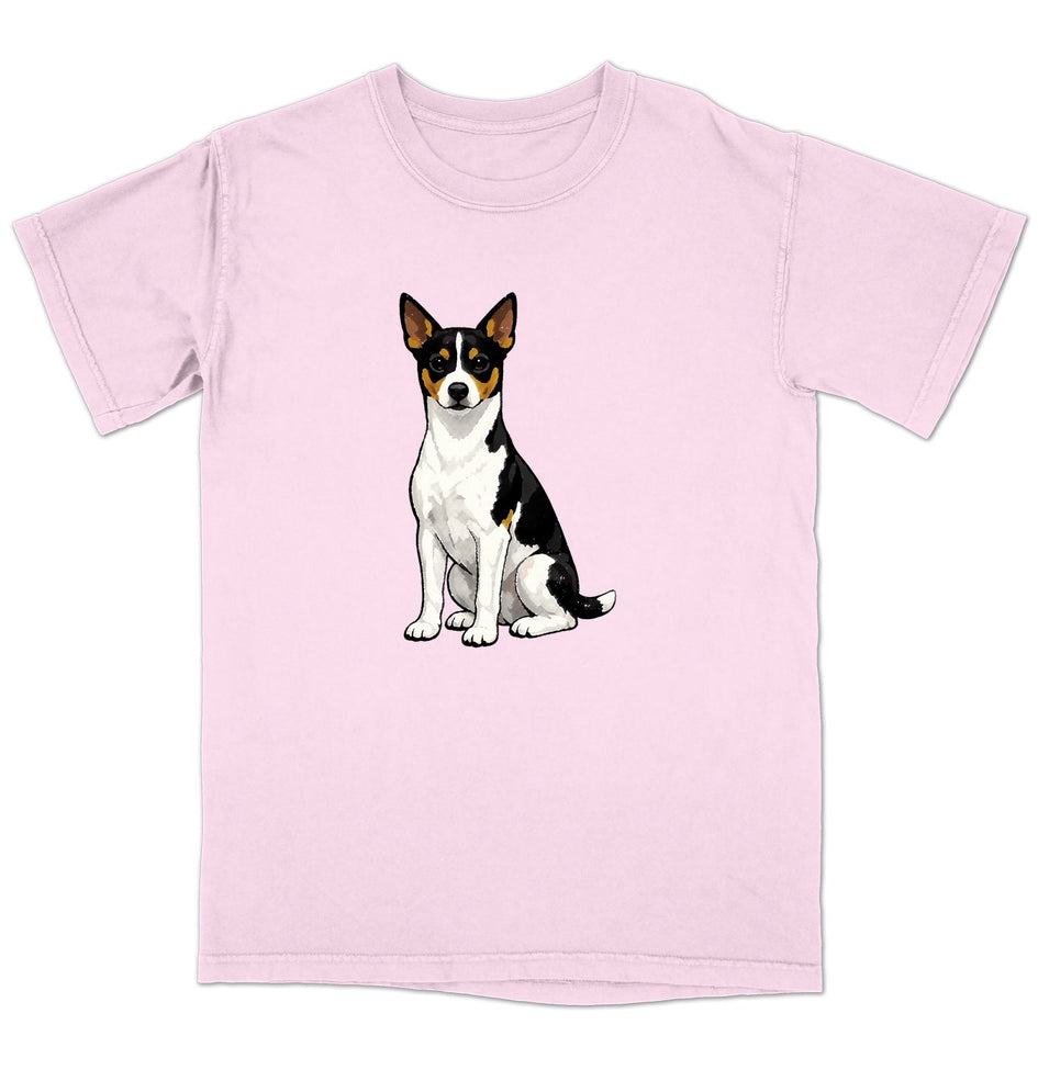 Watercolor Rat Terrier Adult Unisex T-Shirt