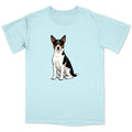 Watercolor Rat Terrier Adult Unisex T-Shirt