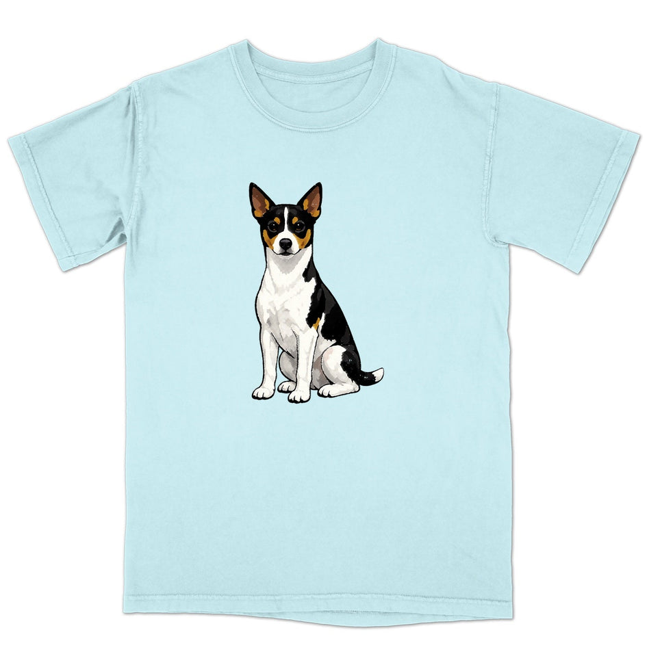 Watercolor Rat Terrier Adult Unisex T-Shirt
