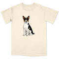 Watercolor Rat Terrier Adult Unisex T-Shirt