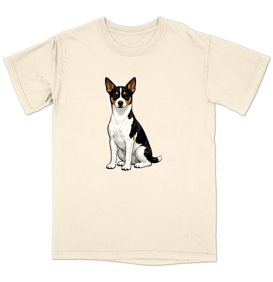 Watercolor Rat Terrier Adult Unisex T-Shirt