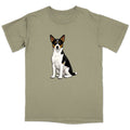 Watercolor Rat Terrier Adult Unisex T-Shirt