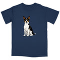 Watercolor Rat Terrier Adult Unisex T-Shirt