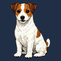 Watercolor Russell Terrier Adult Unisex T-Shirt