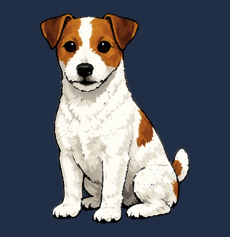 Watercolor Russell Terrier Adult Unisex T-Shirt