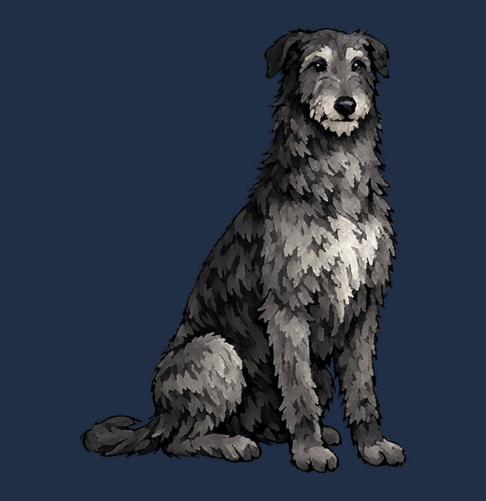 Watercolor Scottish Deerhound Adult Unisex T-Shirt