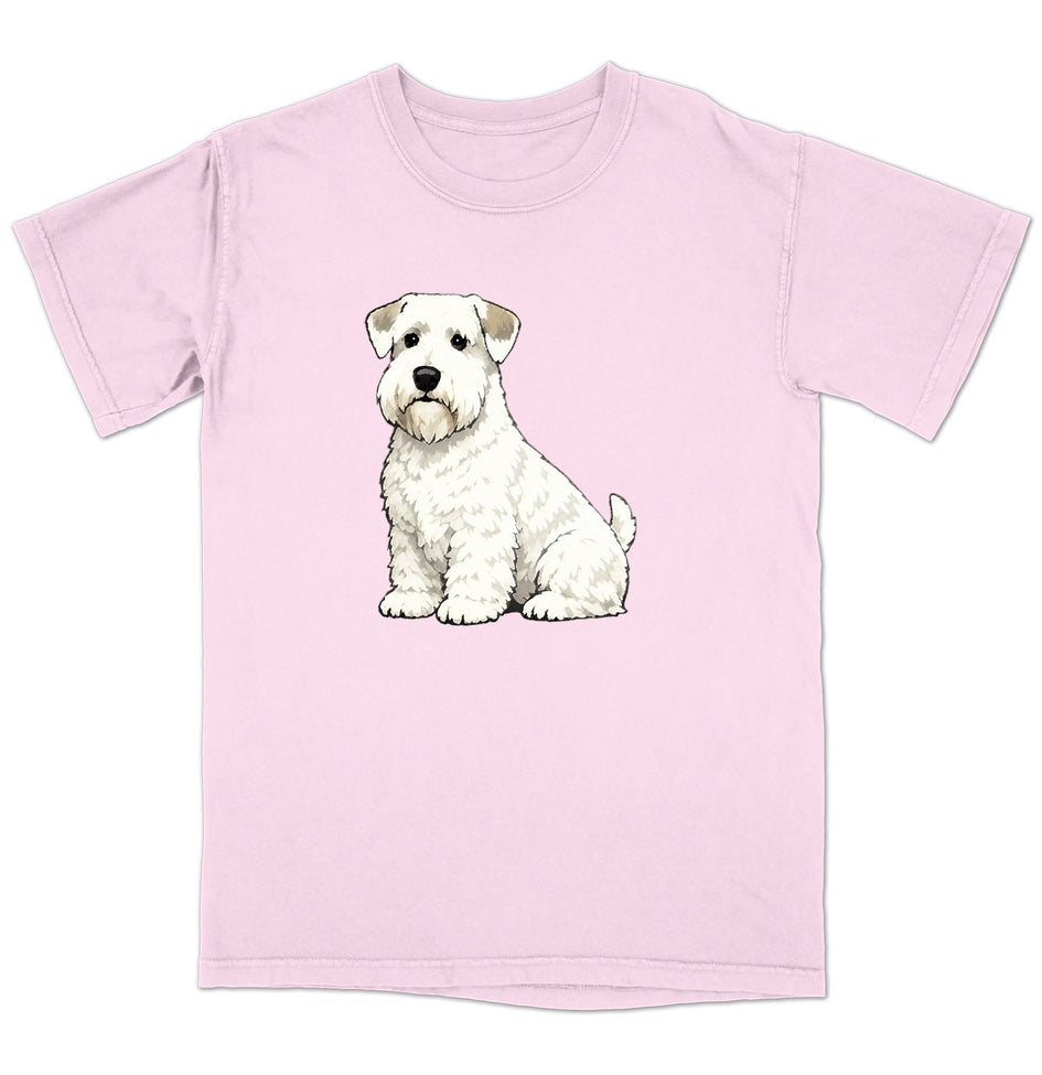 Watercolor Sealyham Terrier Adult Unisex T-Shirt