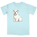 Watercolor Sealyham Terrier Adult Unisex T-Shirt