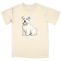 Watercolor Sealyham Terrier Adult Unisex T-Shirt