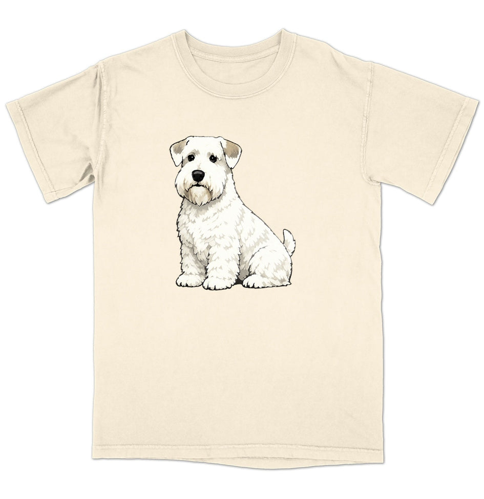 Watercolor Sealyham Terrier Adult Unisex T-Shirt