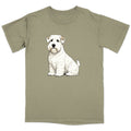 Watercolor Sealyham Terrier Adult Unisex T-Shirt