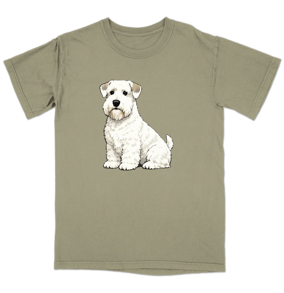 Watercolor Sealyham Terrier Adult Unisex T-Shirt