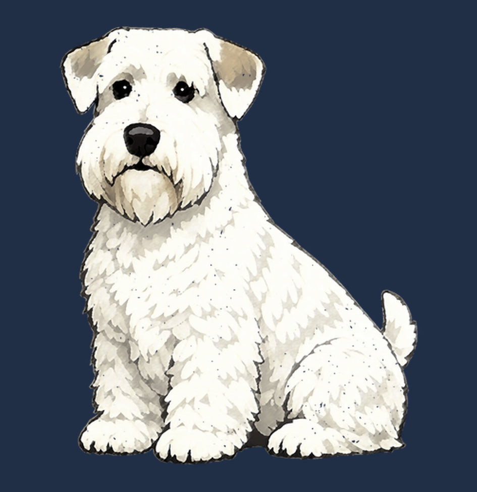 Watercolor Sealyham Terrier Adult Unisex T-Shirt