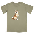 Watercolor Shiba Inu Adult Unisex T-Shirt