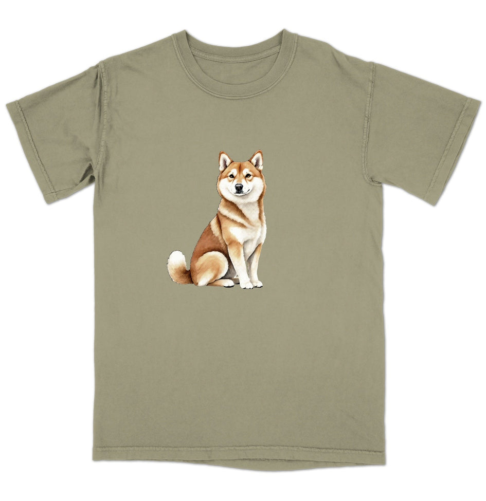 Watercolor Shiba Inu Adult Unisex T-Shirt