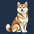 Watercolor Shiba Inu Adult Unisex T-Shirt