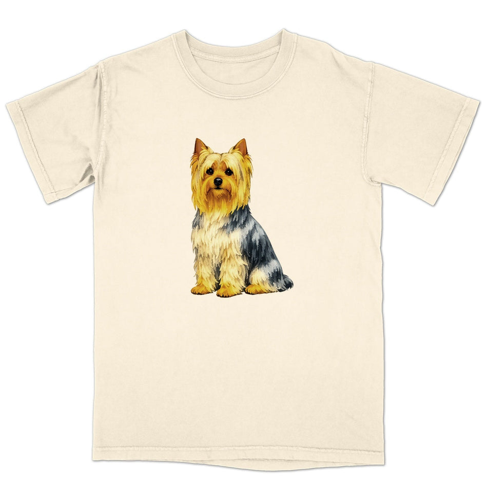 Watercolor Silky Terrier Adult Unisex T-Shirt
