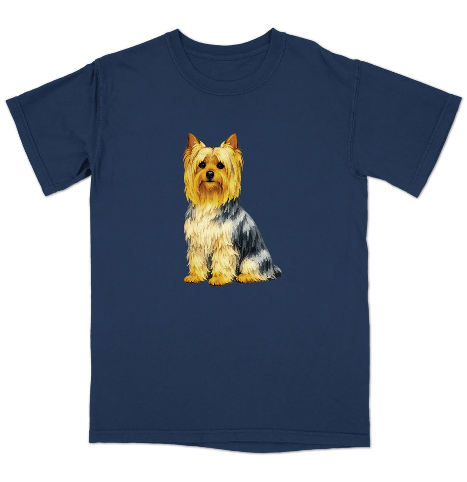 Watercolor Silky Terrier Adult Unisex T-Shirt