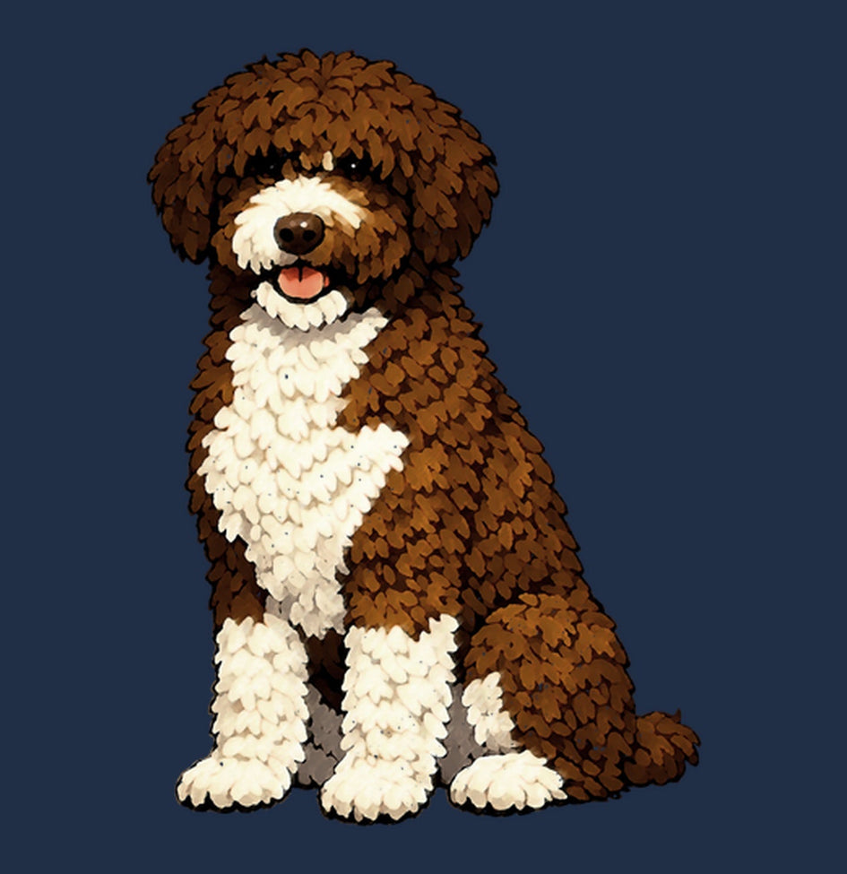 Watercolor Spanish Water Dog Adult Unisex T-Shirt