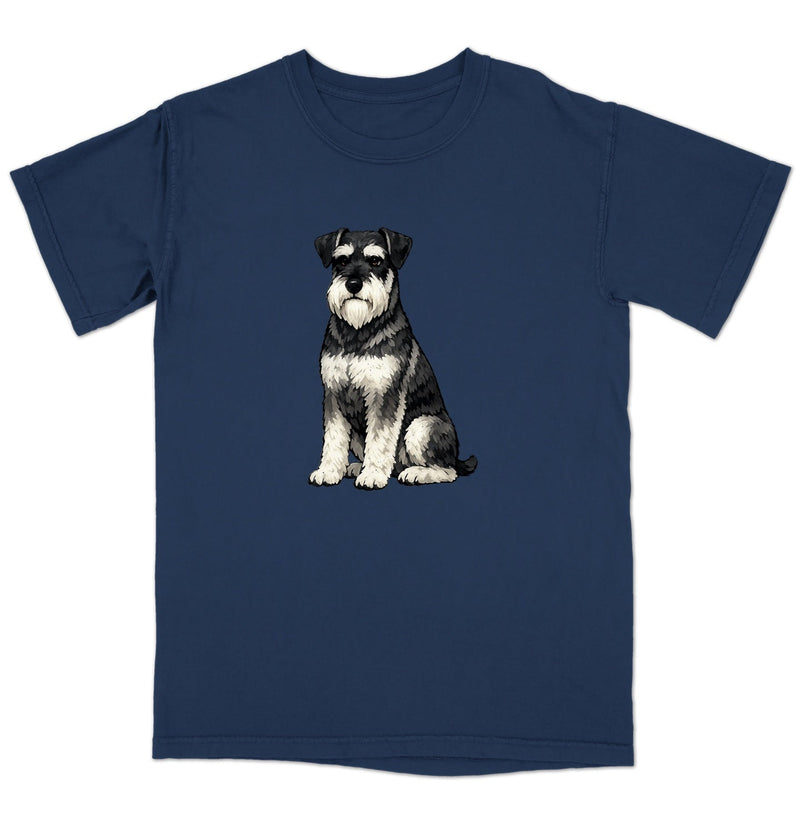 Watercolor Standard Schnauzer Adult Unisex T-Shirt