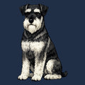 Watercolor Standard Schnauzer Adult Unisex T-Shirt