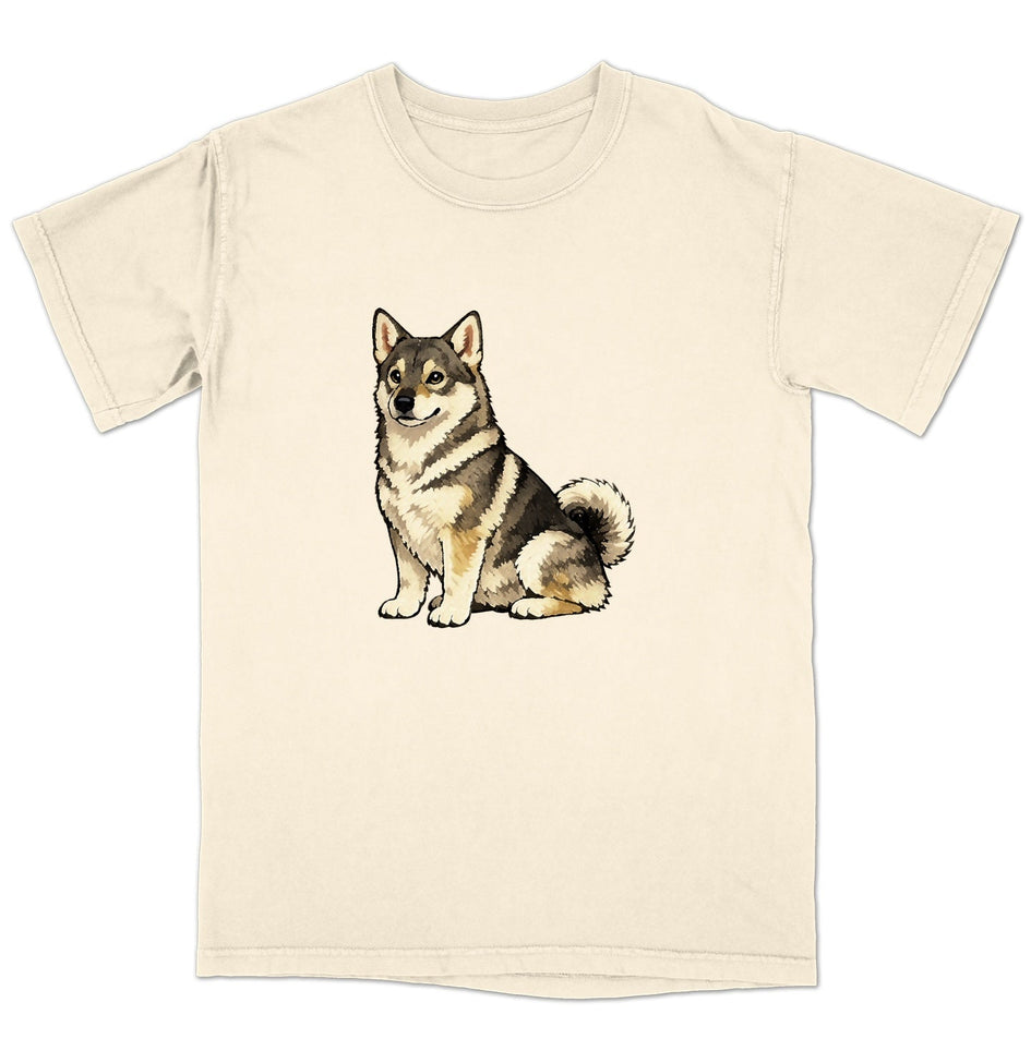 Watercolor Swedish Vallhund Adult Unisex T-Shirt