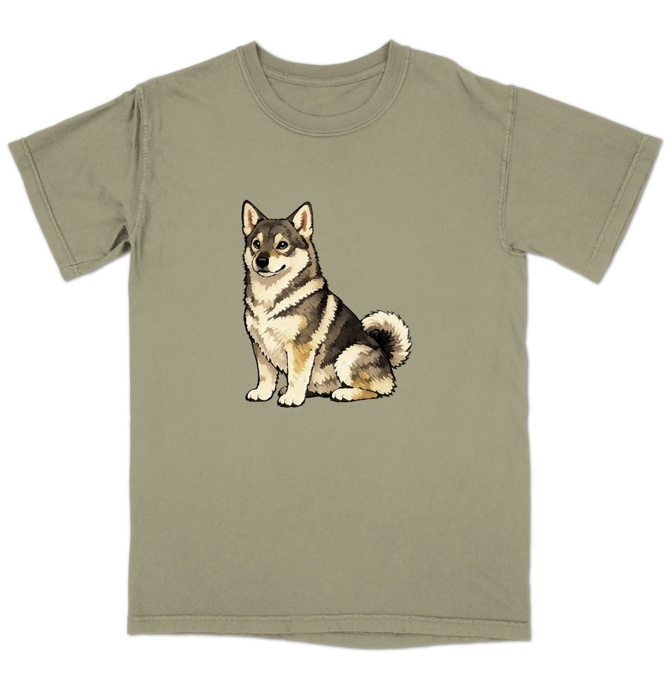 Watercolor Swedish Vallhund Adult Unisex T-Shirt