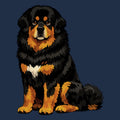 Watercolor Tibetan Mastiff Adult Unisex T-Shirt