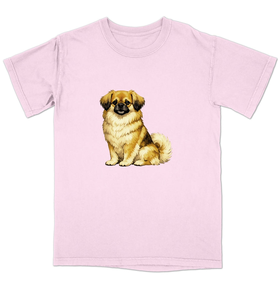 Watercolor Tibetan Spaniel Adult Unisex T-Shirt