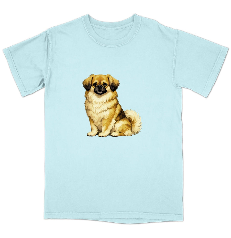 Watercolor Tibetan Spaniel Adult Unisex T-Shirt