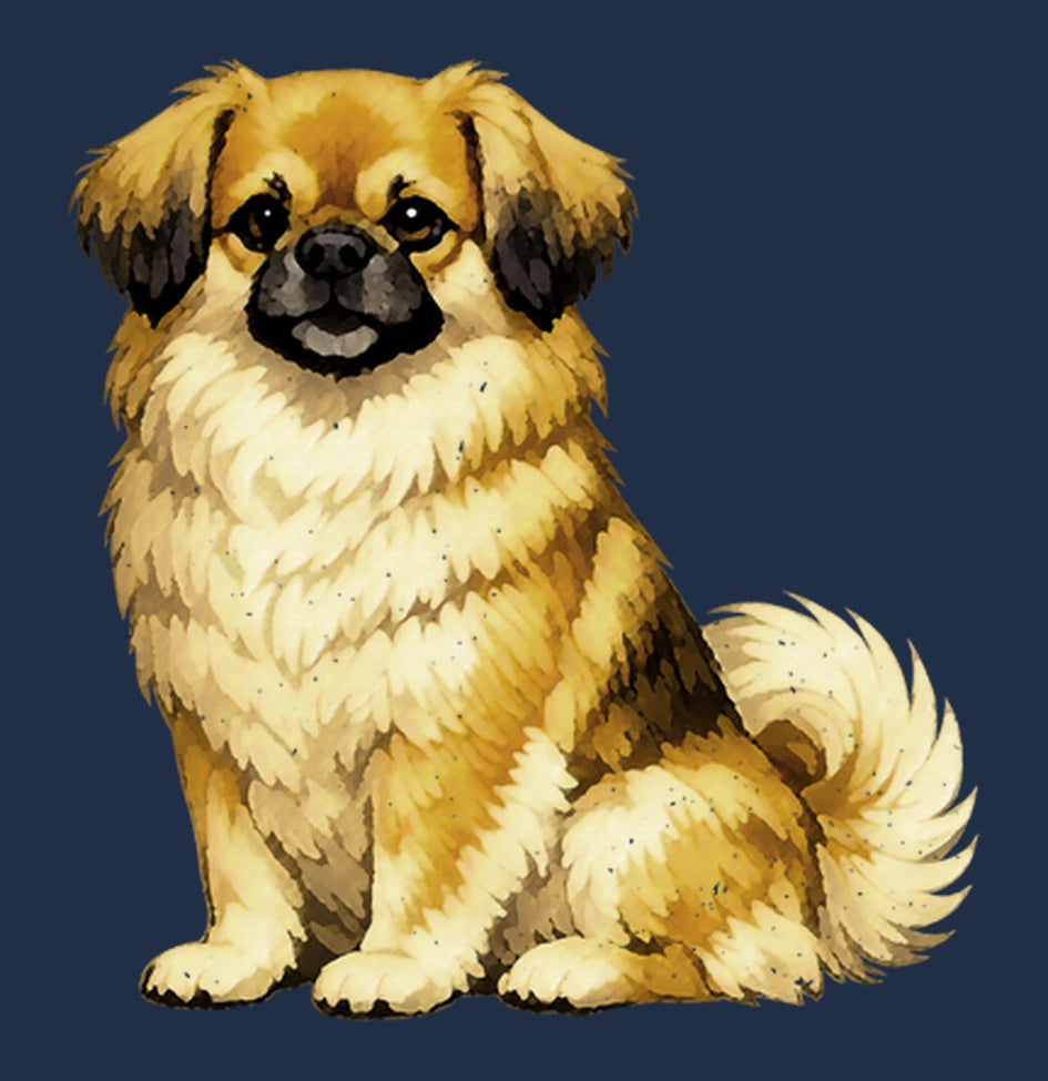 Watercolor Tibetan Spaniel Adult Unisex T-Shirt