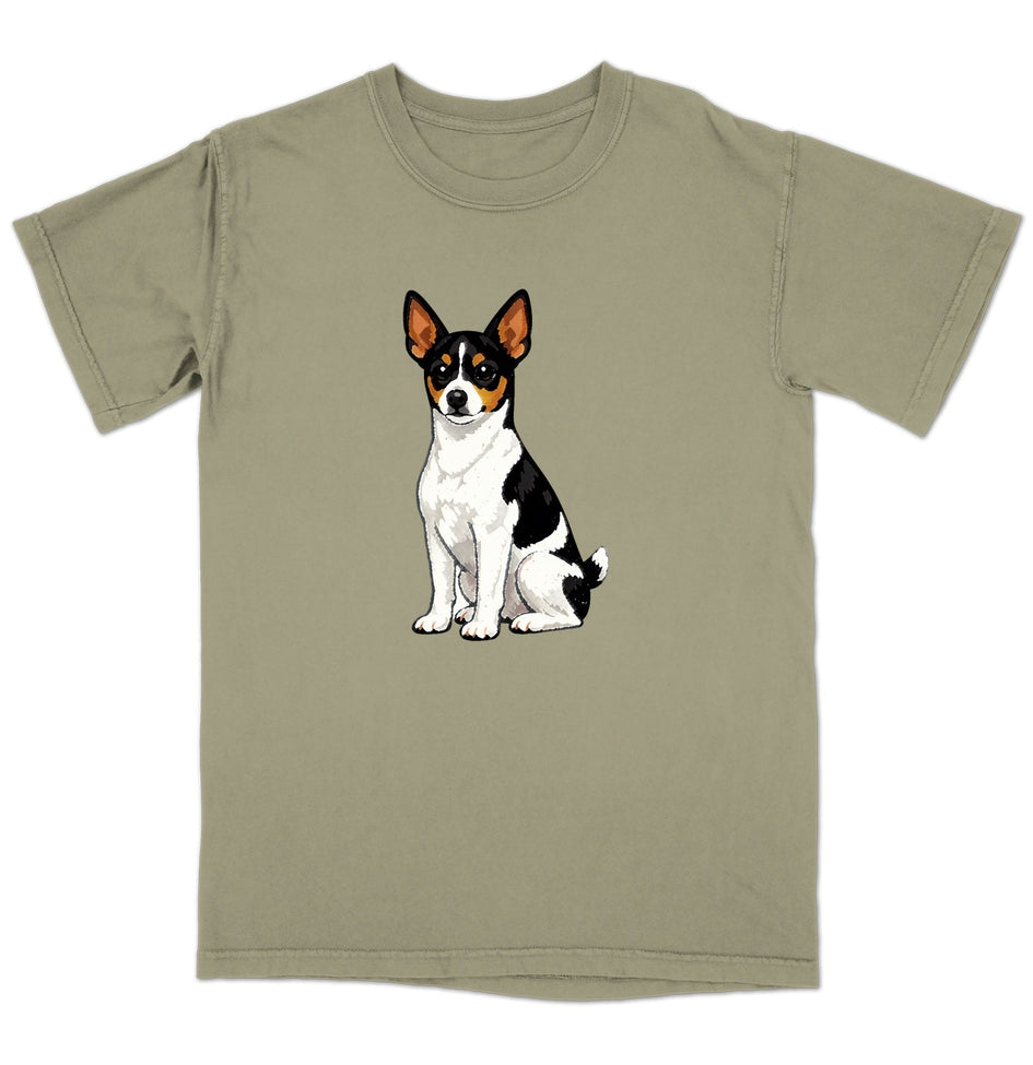Watercolor Toy Fox Terrier Adult Unisex T-Shirt