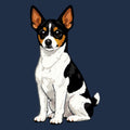 Watercolor Toy Fox Terrier Adult Unisex T-Shirt