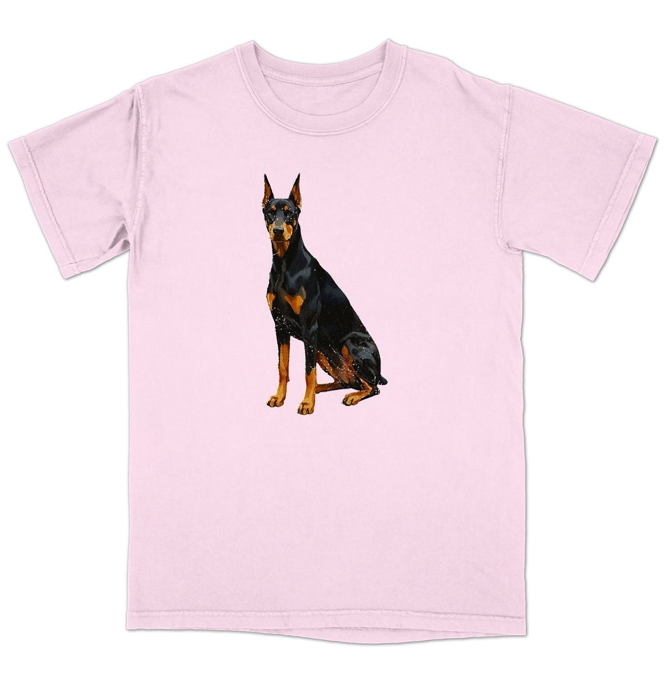 Watercolor Doberman Pinscher Adult Unisex T-Shirt