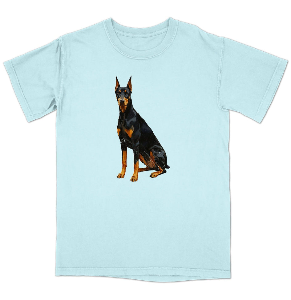 Watercolor Doberman Pinscher Adult Unisex T-Shirt