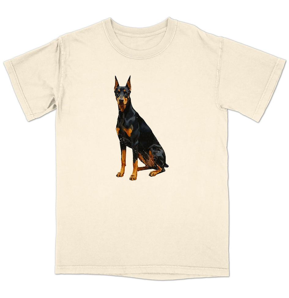 Watercolor Doberman Pinscher Adult Unisex T-Shirt