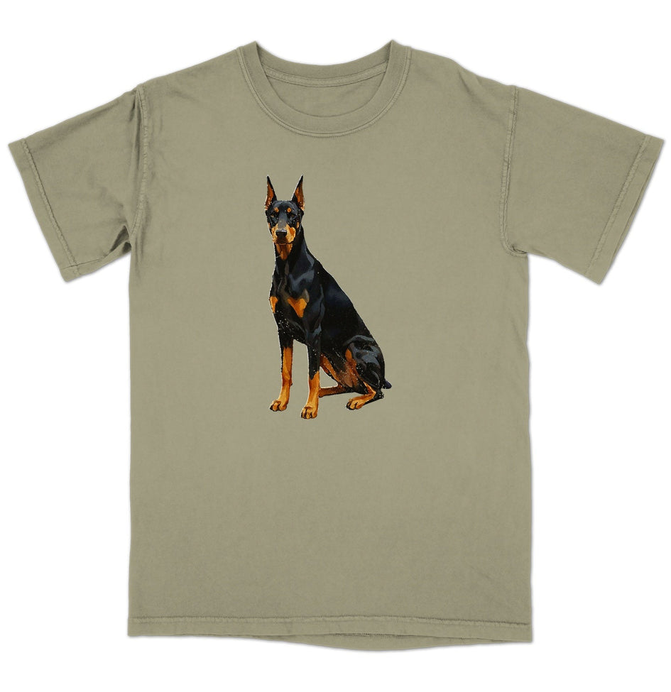 Watercolor Doberman Pinscher Adult Unisex T-Shirt