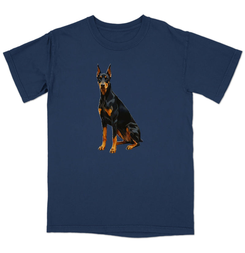 Watercolor Doberman Pinscher Adult Unisex T-Shirt