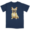 Watercolor French Bulldog Adult Unisex T-Shirt