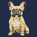 Watercolor French Bulldog Adult Unisex T-Shirt
