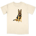 Watercolor German Shepherd Dog Adult Unisex T-Shirt