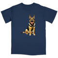 Watercolor German Shepherd Dog Adult Unisex T-Shirt